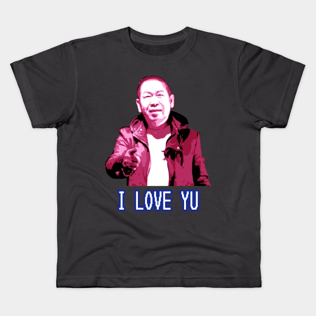 I Love Yu Kids T-Shirt by Faceze